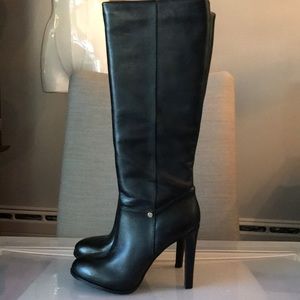 Tory Burch black high heel tall boot - never worn!